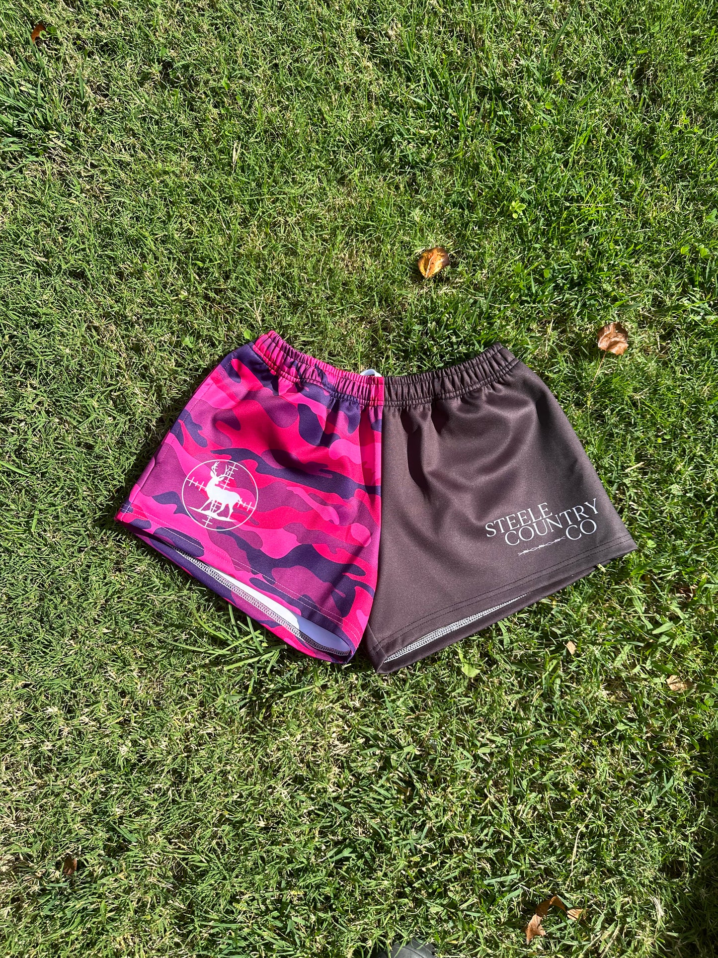 PINK CAMO Rugby Shorts