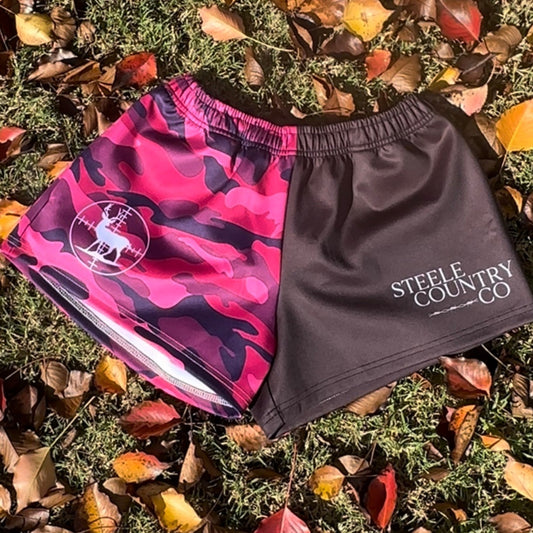 PINK CAMO Rugby Shorts