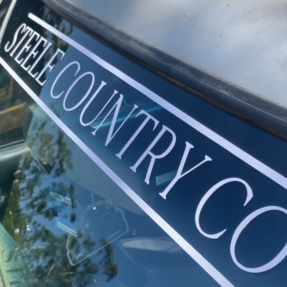 Logo Banner Car Decal ( TRANSFER STICKER)