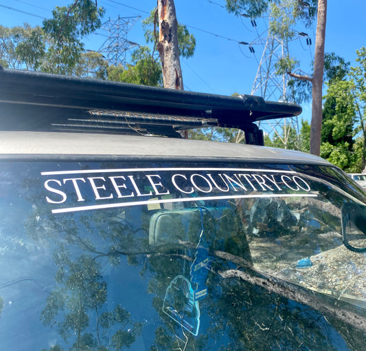 Logo Banner Car Decal ( TRANSFER STICKER)